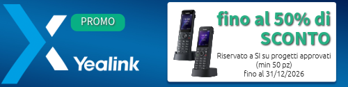 yealink registra il progetto cordless promo 50pezzi per SI nextmedia